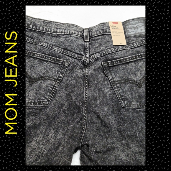 MOM JEANS HIGH RISE TAPERED LED - Picture 8 of 11